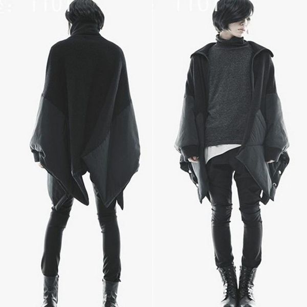 men's trench coats autumn winter men korean style oversized coat gothic nightclub singer stage costume mens punk hip hop long jackets c, Tan;black
men's trench coats autumn winter men korean style oversized coat gothic nightclub singer stage costume mens punk hip hop long jackets c, Tan;black