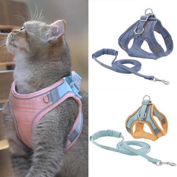 dog collars & leashes cat harness and leash set pet harnesses vest reflective for chihuahua pug small medium chest strap walking lead
dog collars & leashes cat harness and leash set pet harnesses vest reflective for chihuahua pug small medium chest strap walking lead