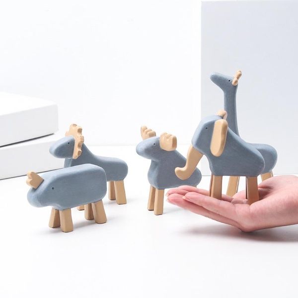 decorative objects & figurines cute animal deskfigurine elk rhinoceros giraffe micro crafts ornament miniatures diy home garden decorati
decorative objects & figurines cute animal deskfigurine elk rhinoceros giraffe micro crafts ornament miniatures diy home garden decorati