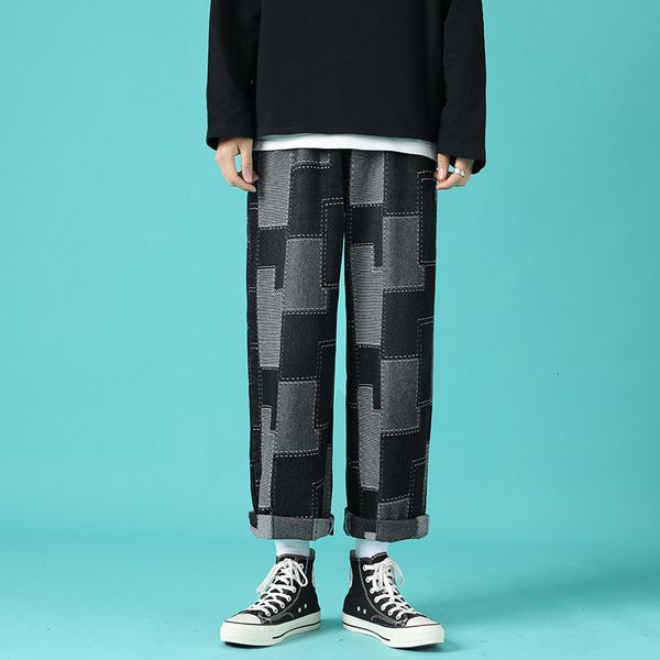 jeans korean wide-leg men's fashion retro casual harajuku jeans men streetwear loose hip-hop straight-leg denim trousers mens fbwc, Blue
jeans korean wide-leg men's fashion retro casual harajuku jeans men streetwear loose hip-hop straight-leg denim trousers mens fbwc, Blue
