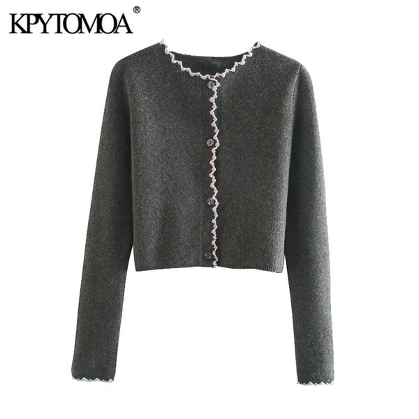 women fashion patchwork crochet cropped knitted cardigan sweater long sleeve female outerwear chic 210420, White;black
women fashion patchwork crochet cropped knitted cardigan sweater long sleeve female outerwear chic 210420, White;black