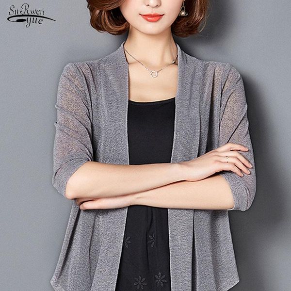 women's blouses & shirts 2021 summer casual women shirt cardigan womens and shawl elegant ladies clothing blusas mujer de moda 9914, White 
women's blouses & shirts 2021 summer casual women shirt cardigan womens and shawl elegant ladies clothing blusas mujer de moda 9914, White