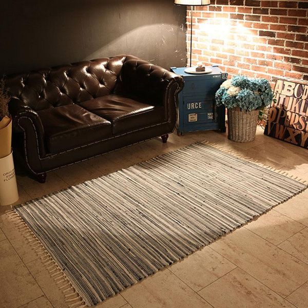 carpets cotton rag rug machine washable reversible floor mats striped tassel hand woven gray blue area rugs and for living room
carpets cotton rag rug machine washable reversible floor mats striped tassel hand woven gray blue area rugs and for living room