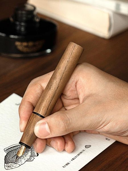 fountain pens solid wood piston ink absorption pen men's high grade magnetic buckle wooden 0.7mm
fountain pens solid wood piston ink absorption pen men's high grade magnetic buckle wooden 0.7mm