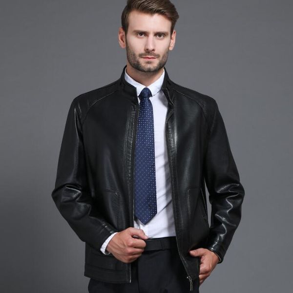 men's fur & faux autumn and winter fashion business casual sheep skin jackets men plus velvet warm leather jacket, Black
men's fur & faux autumn and winter fashion business casual sheep skin jackets men plus velvet warm leather jacket, Black