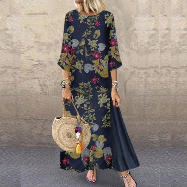casual dresses fashion women's plus size blouse cotton linen retro ethnic printing dress loose clothing long-sleeved large swing, Black;gray
casual dresses fashion women's plus size blouse cotton linen retro ethnic printing dress loose clothing long-sleeved large swing, Black;gray