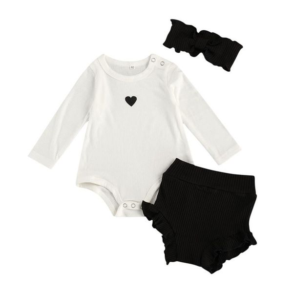 clothing sets born casual set 2021 baby girl heart print bodysuits rompers shorts infant, White
clothing sets born casual set 2021 baby girl heart print bodysuits rompers shorts infant, White