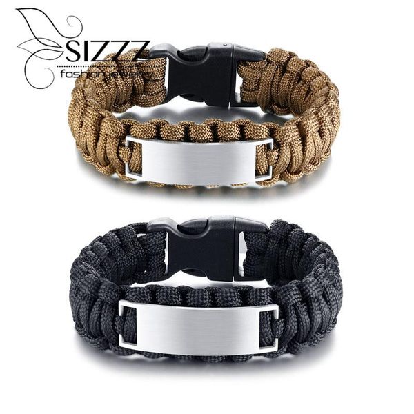 charm bracelets 2021 outdoor sports hand rope titanium steel bent card woven bracelet&bangles for men, Golden;silver
charm bracelets 2021 outdoor sports hand rope titanium steel bent card woven bracelet&bangles for men, Golden;silver