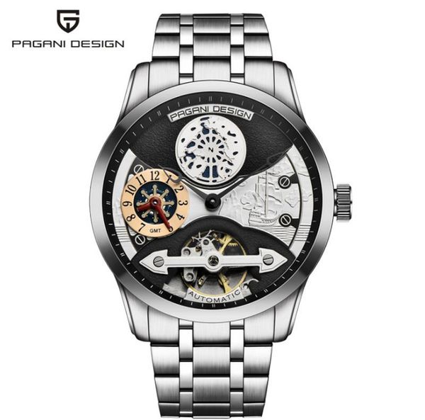 wristwatches brand tourbillon skeleton men's watch mechanical automatic full stainless steel case and strap male wrist a380, Slivery;brown
wristwatches brand tourbillon skeleton men's watch mechanical automatic full stainless steel case and strap male wrist a380, Slivery;brown