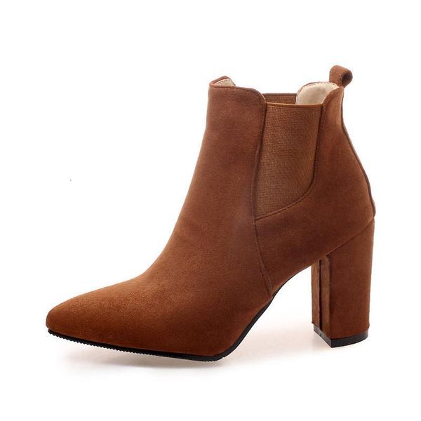 boots autumn women elastic band ladies shoes square heels suede leather ankle winter xkd2053 f0rp, Black
boots autumn women elastic band ladies shoes square heels suede leather ankle winter xkd2053 f0rp, Black