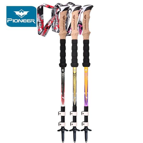 trekking poles pioneer 1 pair walking stick pole carbon fiber ultralight adjustable hiking equipment
trekking poles pioneer 1 pair walking stick pole carbon fiber ultralight adjustable hiking equipment