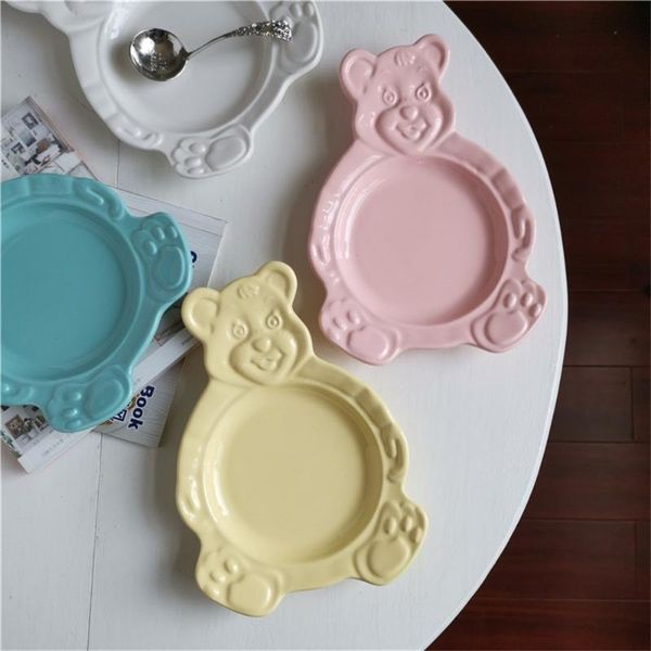 dishes & plates cartoon bear dessert plate bowls cute ceramic dinner korean ins flat soup bowl breakfast salad tray
dishes & plates cartoon bear dessert plate bowls cute ceramic dinner korean ins flat soup bowl breakfast salad tray