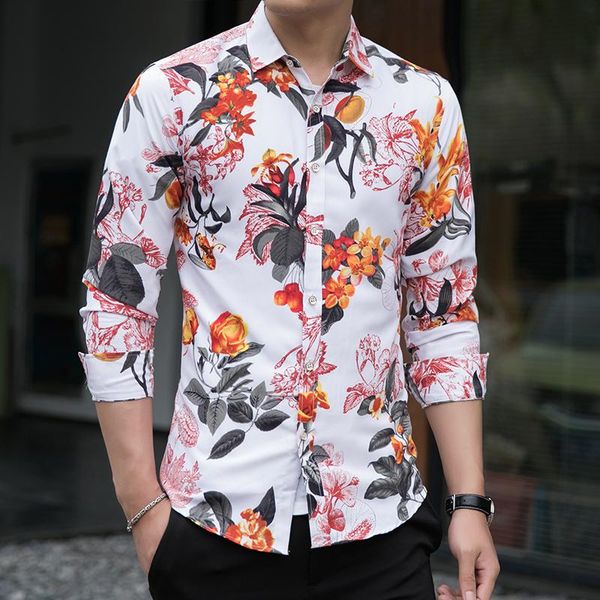 men's casual shirts 7xl white flower shirt, autumn, spring shirt long sleeve fashion camisa, White;black
men's casual shirts 7xl white flower shirt, autumn, spring shirt long sleeve fashion camisa, White;black