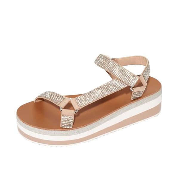 women rhinestone sandals flat thick bottom roman shoes summer beach buckle ankle strap open toe sandal, Black
women rhinestone sandals flat thick bottom roman shoes summer beach buckle ankle strap open toe sandal, Black