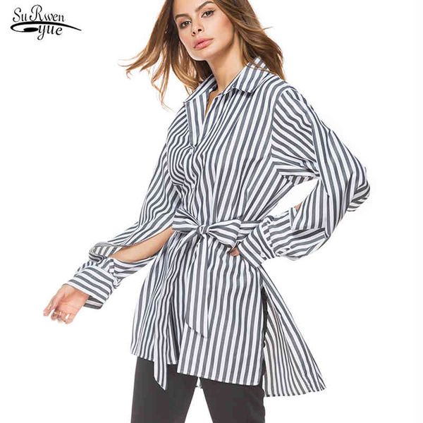 autumn lantern sleeve striped long shirts women casual plus size cardigan blouse sashes clothing blusas mujer 10300 210508, White
autumn lantern sleeve striped long shirts women casual plus size cardigan blouse sashes clothing blusas mujer 10300 210508, White