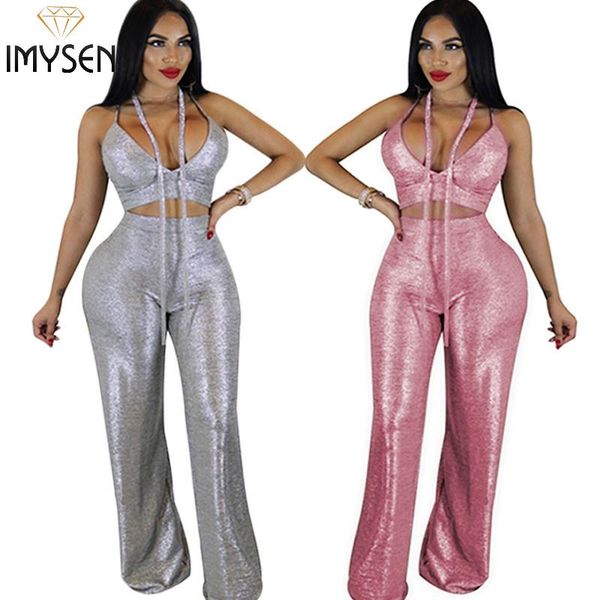 women's suits & blazers imysen summer women two piece set solid metal color camis pants suit 2pcs fashion sets, White;black
women's suits & blazers imysen summer women two piece set solid metal color camis pants suit 2pcs fashion sets, White;black