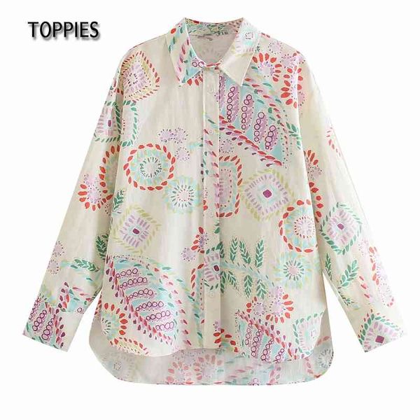 ies summer loose beige linen shirts printing long sleeve shirts overzied woman blouses 210412, White
ies summer loose beige linen shirts printing long sleeve shirts overzied woman blouses 210412, White