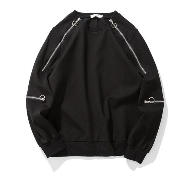 men's hoodies & sweatshirts men 's pullover 2021 spring autumn youth loose multi zipper design solid color casual sweatshirt stree, Black
men's hoodies & sweatshirts men 's pullover 2021 spring autumn youth loose multi zipper design solid color casual sweatshirt stree, Black