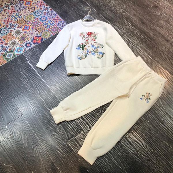women's two piece pants winter 2021 space cotton women sets designer cartoon bear embroidery sweatshirt and tracksuits casual outfits, White
women's two piece pants winter 2021 space cotton women sets designer cartoon bear embroidery sweatshirt and tracksuits casual outfits, White