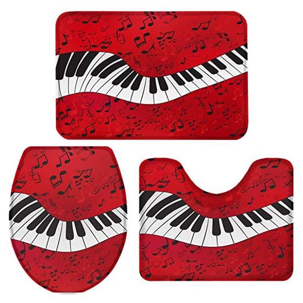 carpets non-slip bath rug sets 3 piece for bathroom-piano music note pattern,luxury memory foam bathroom mats- u-shaped contour mat toil
carpets non-slip bath rug sets 3 piece for bathroom-piano music note pattern,luxury memory foam bathroom mats- u-shaped contour mat toil