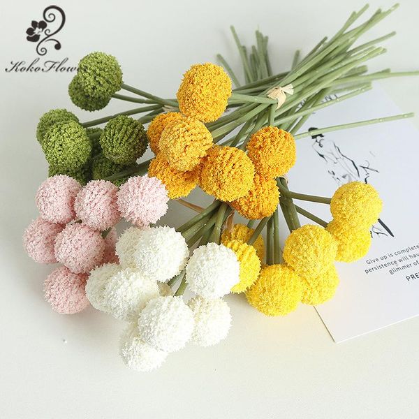 decorative flowers & wreaths koko flower 9pcs/lot simulation golden ball home interiordining table decoration wedding pography supplies
decorative flowers & wreaths koko flower 9pcs/lot simulation golden ball home interiordining table decoration wedding pography supplies
