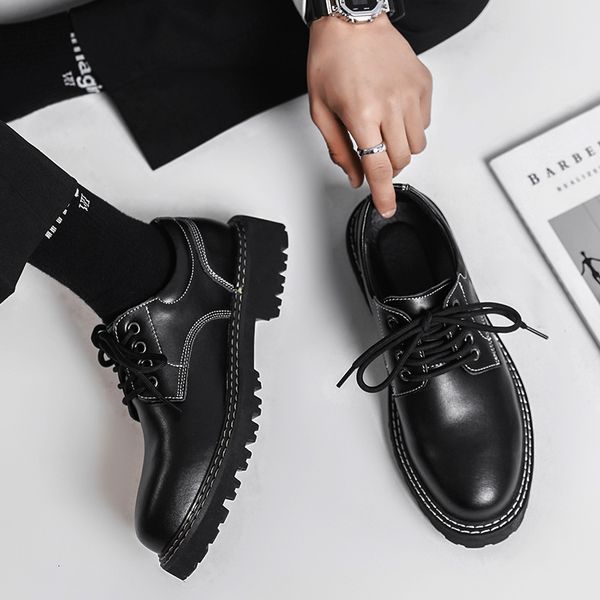 dress shoes genuine vintage leather shoes for men, japanese style korean karajuku business and leisure, men's n9qi, Black
dress shoes genuine vintage leather shoes for men, japanese style korean karajuku business and leisure, men's n9qi, Black