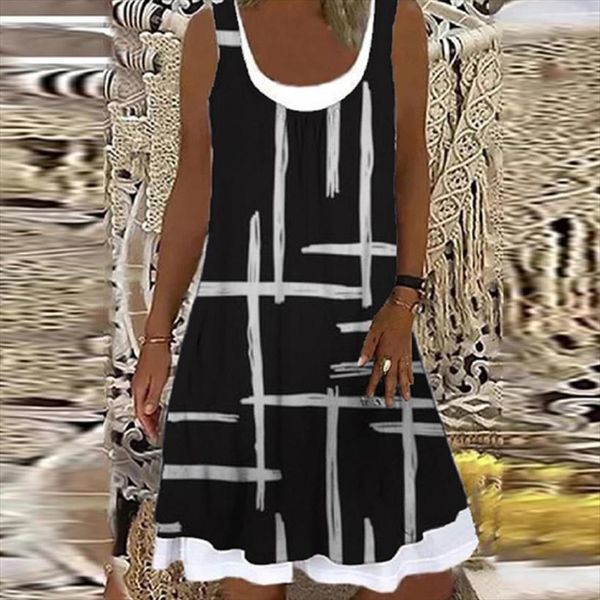 summer sleeveless tank fashion women dresses square collar a line party dress spring solid pocket loose mini 3x, Black;gray
summer sleeveless tank fashion women dresses square collar a line party dress spring solid pocket loose mini 3x, Black;gray
