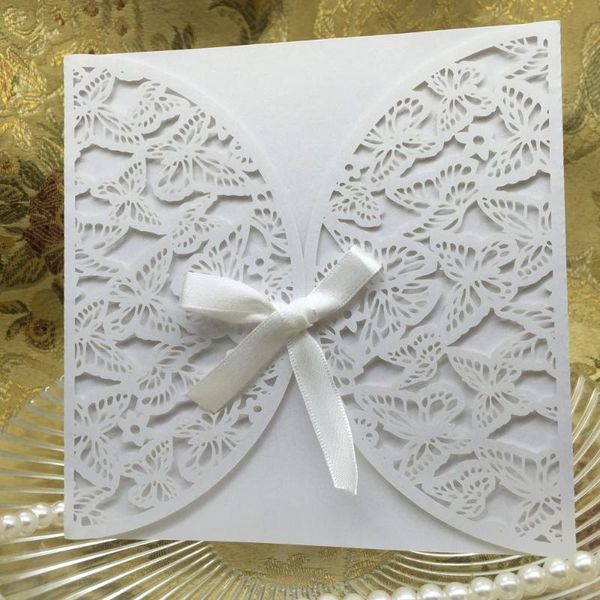 greeting cards 20pcs romantic iridescent paper wedding invitation card butterfly pattern carved hollow out crafts party banquet
greeting cards 20pcs romantic iridescent paper wedding invitation card butterfly pattern carved hollow out crafts party banquet
