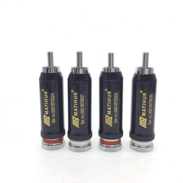 smart power plugs matihur copper plated rhodium rca plug lock welding audio video 4pcs
smart power plugs matihur copper plated rhodium rca plug lock welding audio video 4pcs