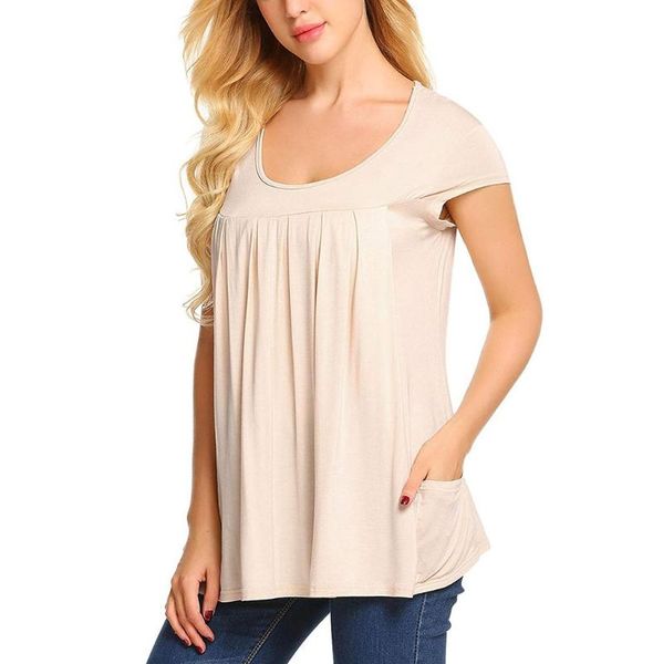 maternity & tees women summer casual solid short sleeve comfy layered nursing for breastfeeding t-shirt, White
maternity & tees women summer casual solid short sleeve comfy layered nursing for breastfeeding t-shirt, White