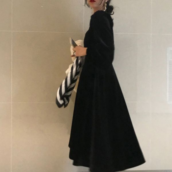 2021joinyouth vintage velour women dress square collar puff long sleeve dresses 2021 spring korean elegant vestidos femme clothes, Black;gray
2021joinyouth vintage velour women dress square collar puff long sleeve dresses 2021 spring korean elegant vestidos femme clothes, Black;gray