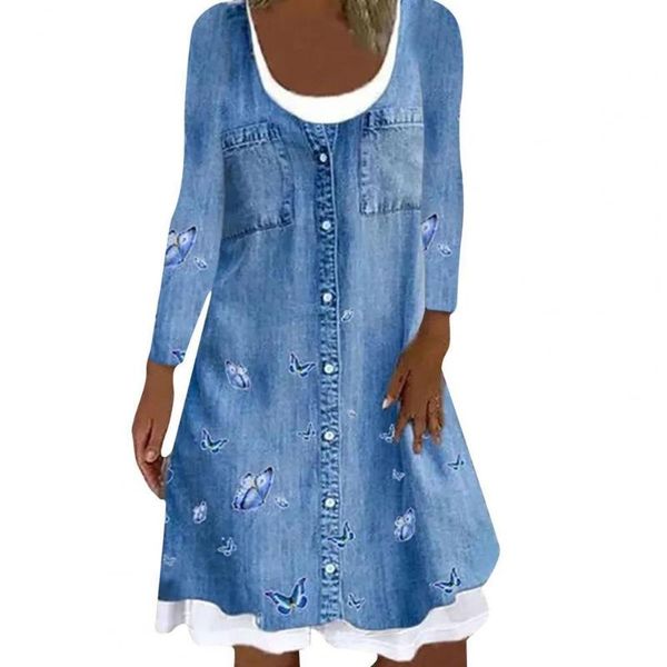 casual dresses boho imitation denim dress floral print fake two piece autumn round neck single-breasted streetwear wholesale drop shippin, Black;gray
casual dresses boho imitation denim dress floral print fake two piece autumn round neck single-breasted streetwear wholesale drop shippin, Black;gray