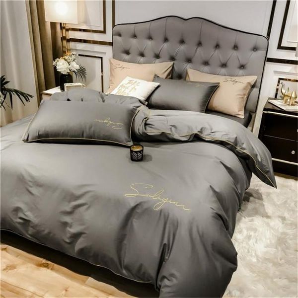 bedding sets 100% cotton luxury grey set high-end embroidery solid color soft breathable comforter covers 3/4 piece
bedding sets 100% cotton luxury grey set high-end embroidery solid color soft breathable comforter covers 3/4 piece