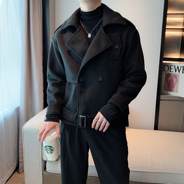 winter 2021 korean version of woolen windbreaker jacket short ins net red mens casual fashion trend tooling jacket, Black;brown
winter 2021 korean version of woolen windbreaker jacket short ins net red mens casual fashion trend tooling jacket, Black;brown