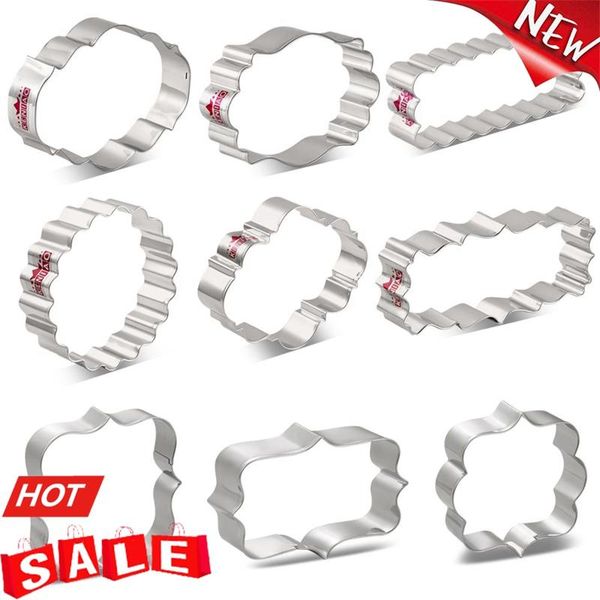 baking moulds plaque cookie cutter for wedding - 9 various size and shap frame biscuit / fondant sandwich cutters -stainless steel
baking moulds plaque cookie cutter for wedding - 9 various size and shap frame biscuit / fondant sandwich cutters -stainless steel