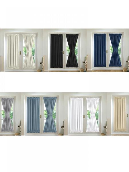 curtain & drapes two pieces thicked plain french door cloth wear rod heat insulation blackout glass
curtain & drapes two pieces thicked plain french door cloth wear rod heat insulation blackout glass