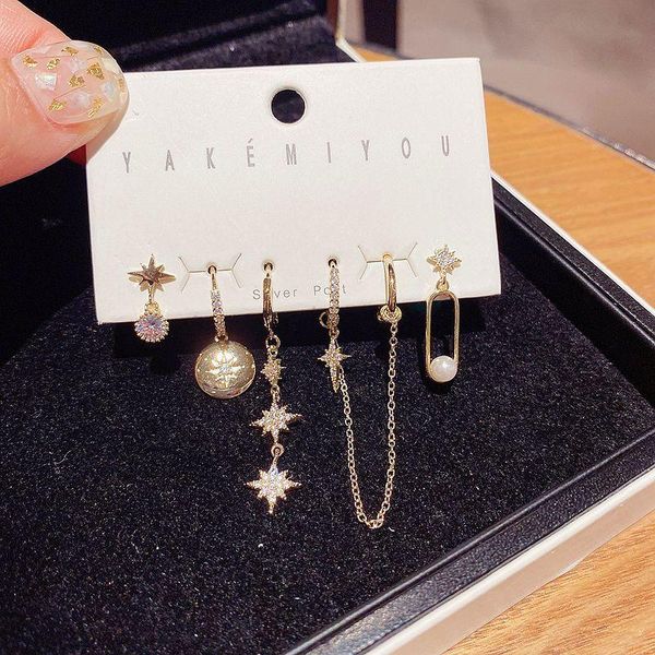 dangle & chandelier mixed styles long star drop earrings gold color cubic zirconia women party gift jewelry, Silver
dangle & chandelier mixed styles long star drop earrings gold color cubic zirconia women party gift jewelry, Silver