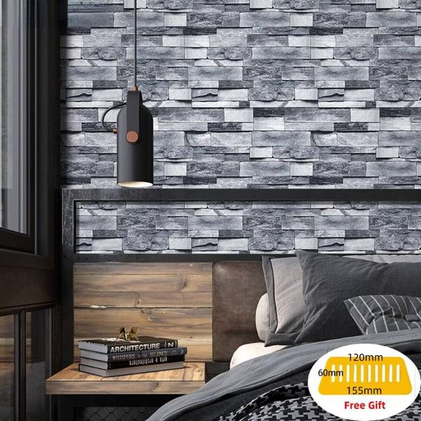 wallpapers haohome vintage gray brick wallpaper self adhesive stone peel and stick faux textured stickers
wallpapers haohome vintage gray brick wallpaper self adhesive stone peel and stick faux textured stickers