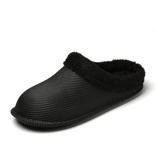 explosive cotton slippers winter home lovers plush waterproof plus velvet thick warm bread shoes, Black
explosive cotton slippers winter home lovers plush waterproof plus velvet thick warm bread shoes, Black