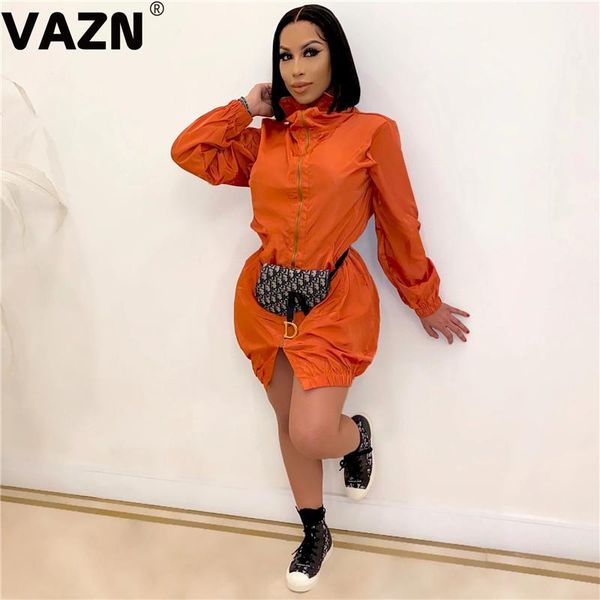 arrival 2021 autumn women solid mid dress elastic full sleeve zipper turtleneck casual straight dresses, Black;gray
arrival 2021 autumn women solid mid dress elastic full sleeve zipper turtleneck casual straight dresses, Black;gray