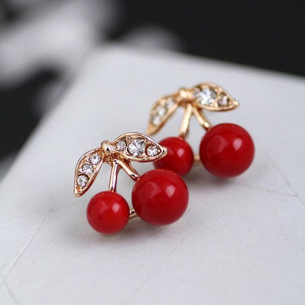 stud korean style sweet cherry earrings for women girls party gift red crystal earring accessories, Golden;silver
stud korean style sweet cherry earrings for women girls party gift red crystal earring accessories, Golden;silver