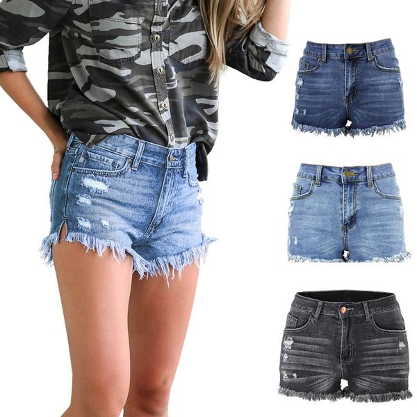 women's shorts ripped denim women split tassel asymmetrical jean mid waist street fashion summer pants plus size clothing, White;black
women's shorts ripped denim women split tassel asymmetrical jean mid waist street fashion summer pants plus size clothing, White;black