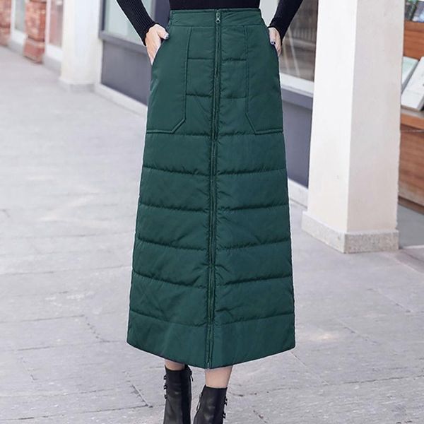 skirts women 2021 autumn winter casual solid color female high waist thick warm ladies down cotton a-line j08, Black
skirts women 2021 autumn winter casual solid color female high waist thick warm ladies down cotton a-line j08, Black