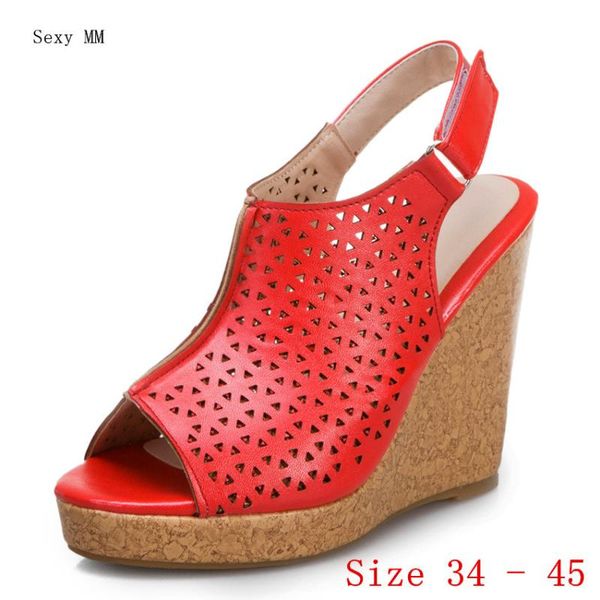 sandals women platform high heel wedge summer shoes woman heels wedges gladiator plus size 34- 40 41 42 43 44 45, Black
sandals women platform high heel wedge summer shoes woman heels wedges gladiator plus size 34- 40 41 42 43 44 45, Black