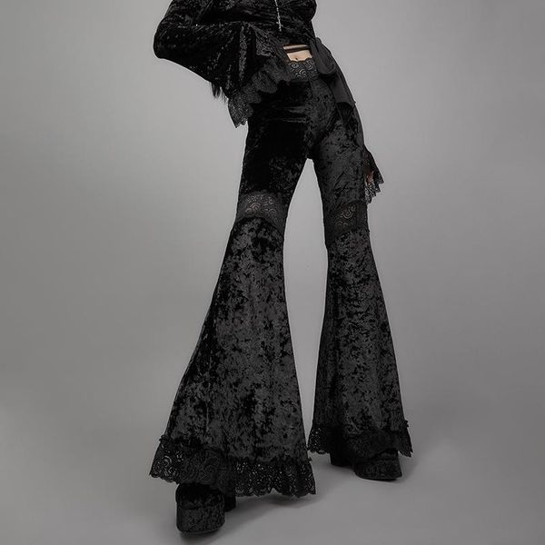 women's pants & capris high waist flared aesthetic lace patchwork trousers women vintage elegant velvet christmas, Black;white
women's pants & capris high waist flared aesthetic lace patchwork trousers women vintage elegant velvet christmas, Black;white