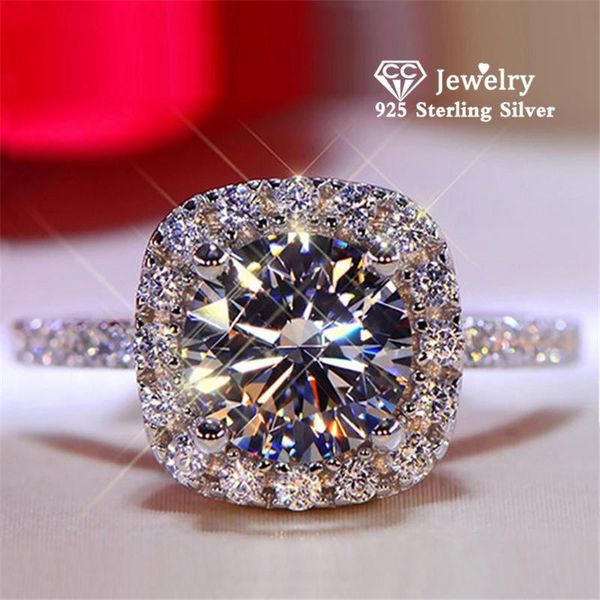 cluster rings s925 vintage women's ring sterling silver cz big square luxury fine jewelry wedding romantic accessories drop 946, Golden;silver
cluster rings s925 vintage women's ring sterling silver cz big square luxury fine jewelry wedding romantic accessories drop 946, Golden;silver