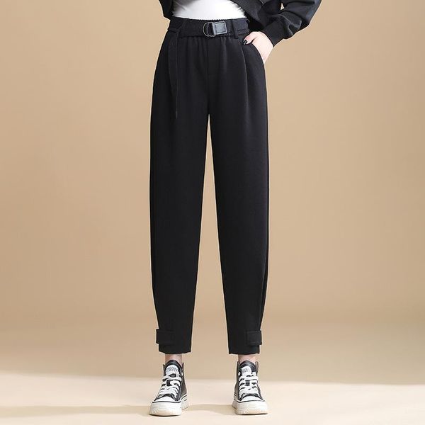 autumn winter women high waist loose casual black woolen pants office lady elegant chic plus size korean harem trousers 4xl women's & c, Black;white
autumn winter women high waist loose casual black woolen pants office lady elegant chic plus size korean harem trousers 4xl women's & c, Black;white
