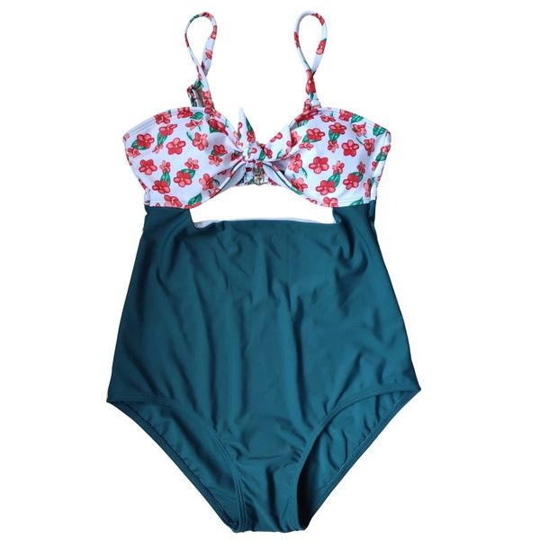 piece 2020 one new waist high multi color printed maternity swimsuit, White;black
piece 2020 one new waist high multi color printed maternity swimsuit, White;black