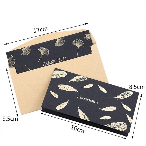 1pc business thank you card year greeting quotes valentine's day diy decoration holiday envelope cards
1pc business thank you card year greeting quotes valentine's day diy decoration holiday envelope cards