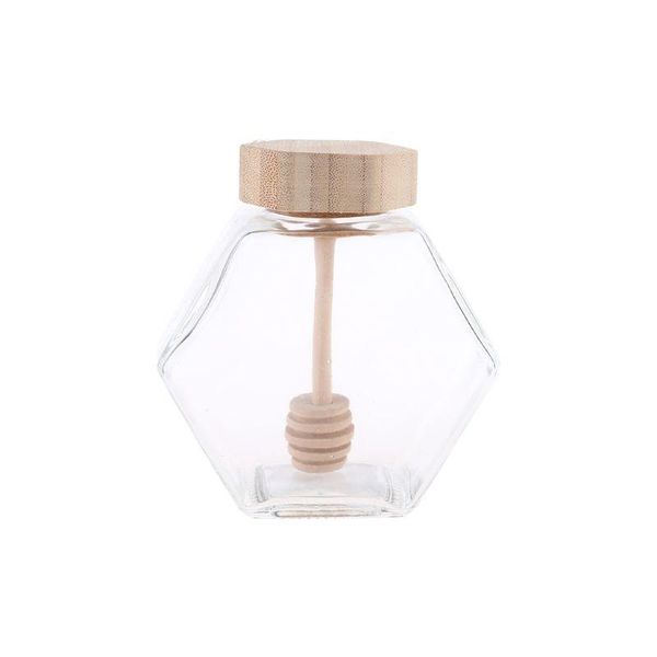 wine glasses 220ml/380ml hexagonal glass honey bottle with wooden stirring rod 425d
wine glasses 220ml/380ml hexagonal glass honey bottle with wooden stirring rod 425d